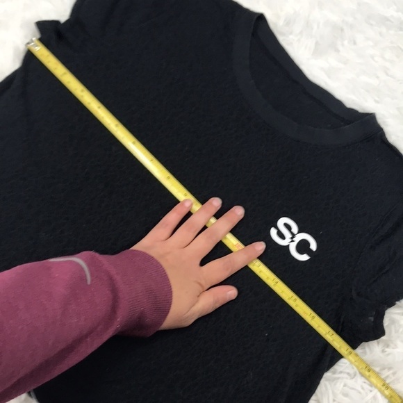 Lululemon Cates Tee *Camo Veil City Camo Burnout Black / Black - Picture 6 of 8